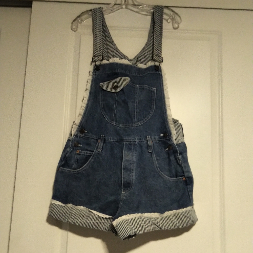 Vintage l.e.i Denim Overalls
